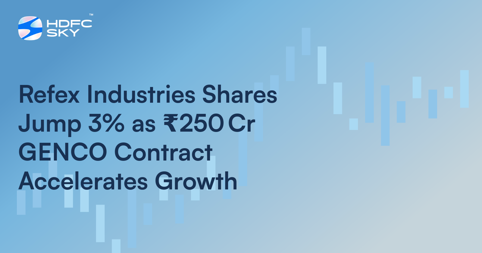 Refex Industries Shares Jump 3% as ₹250 Cr GENCO Contract Accelerates Growth